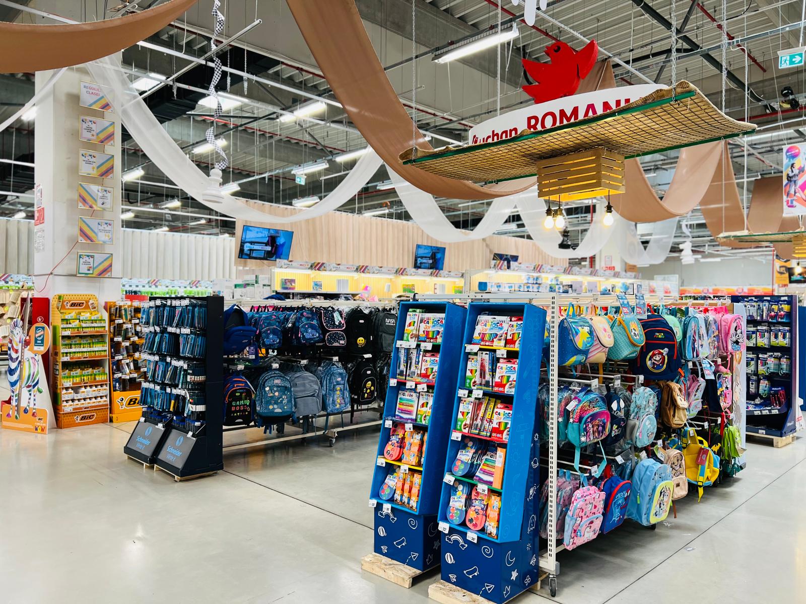 Back to School la Auchan cu peste 2.000 de articole esențiale la prețuri mici și o campanie de reciclare cu reduceri la rechizite